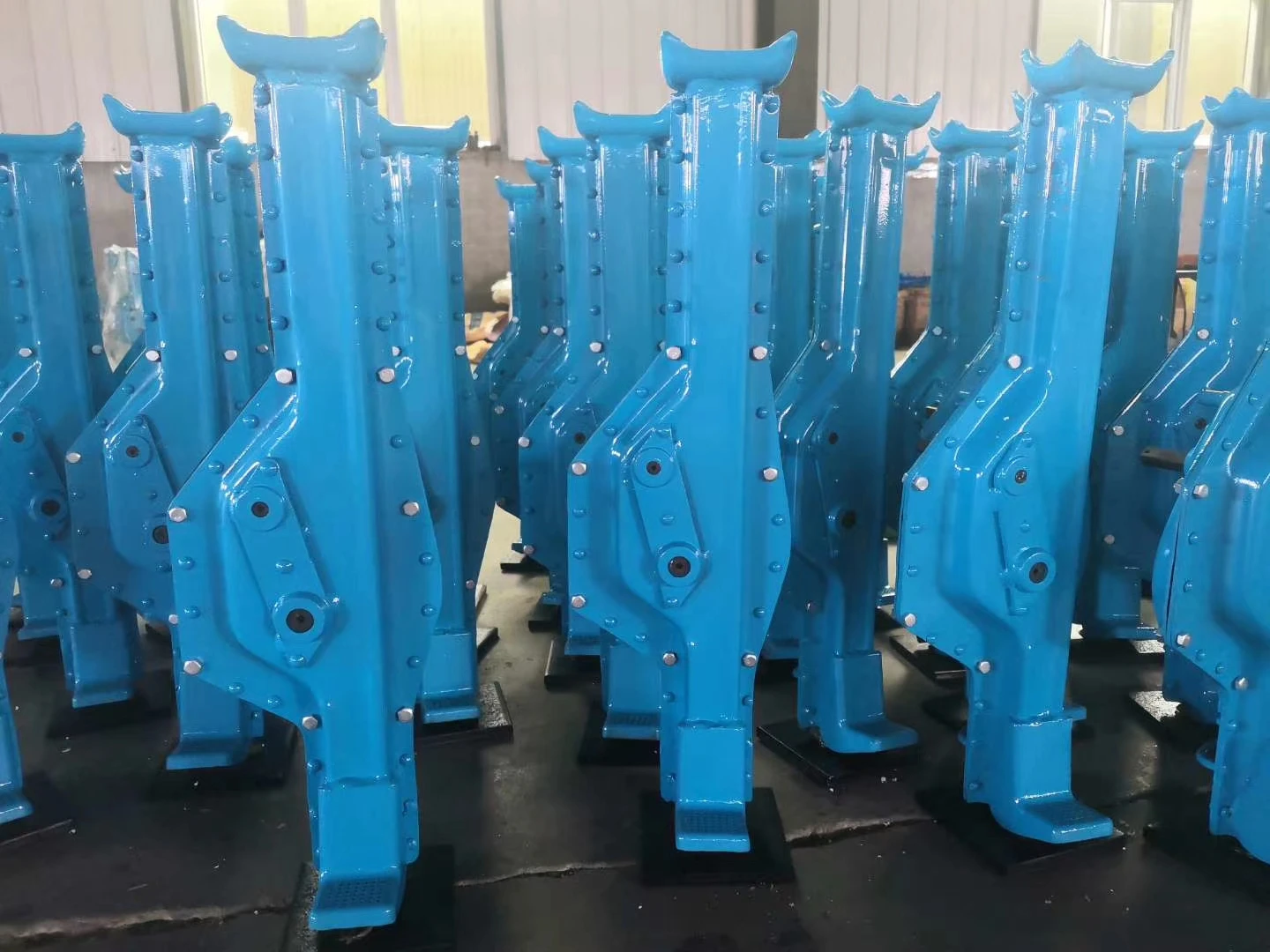 Mechanical Hydraulic Shipping Container Lifting Jack Stand Hand-crank Mechanical Jack