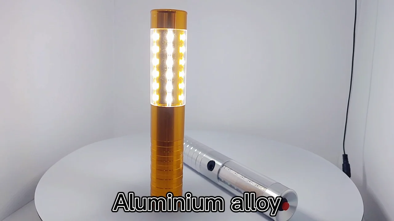 Aluminum Alloy Rechargeable Champagne Bottle Service Led Strobe Baton