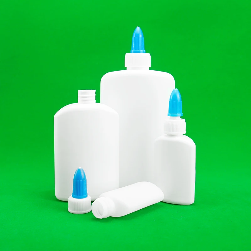 30ml 40ml 120ml 250ml  PP and PE white glues plastic bottle