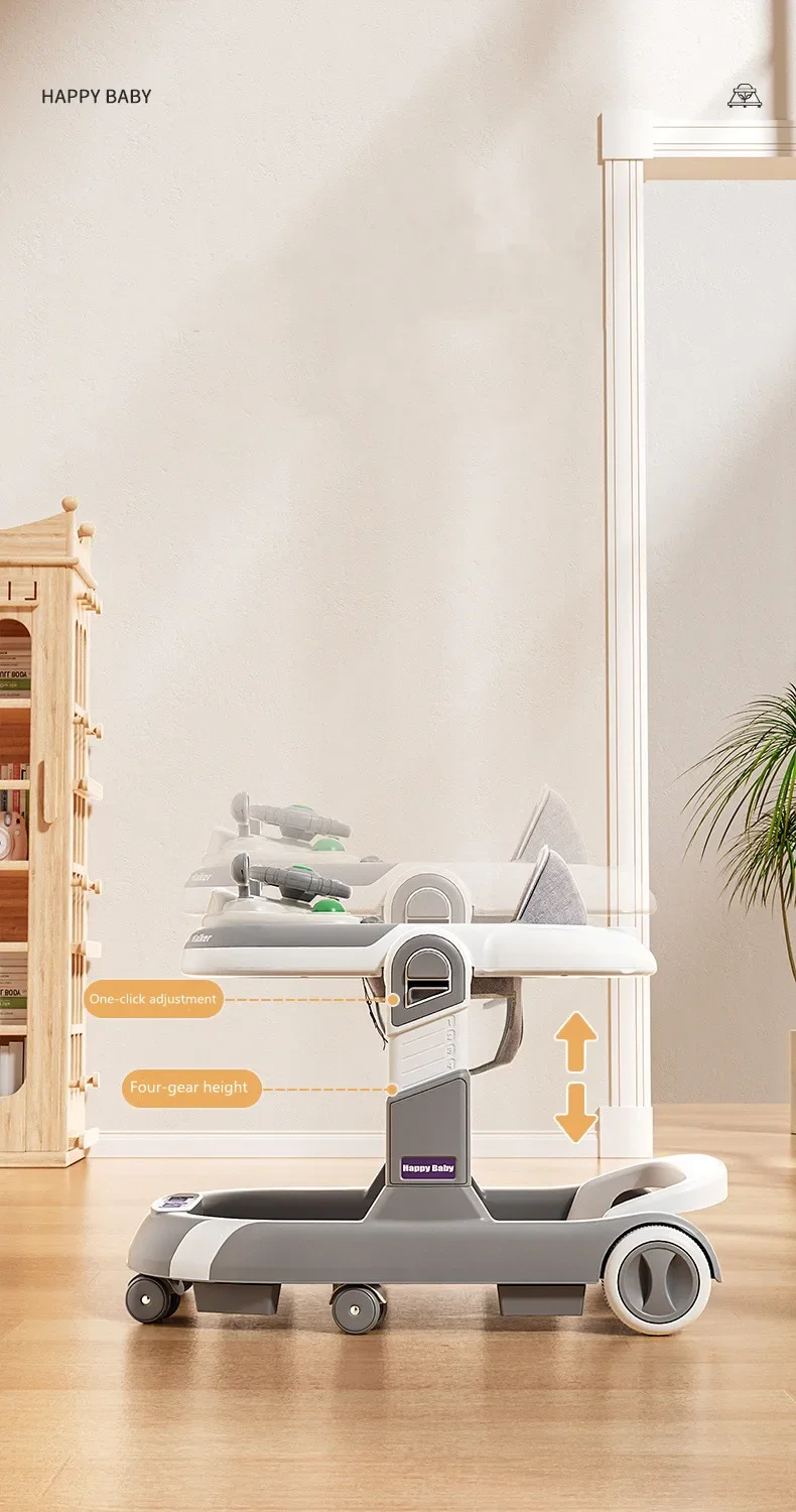 Wholesale Baby Walker With Light And Music Detachable Fence Antiroller