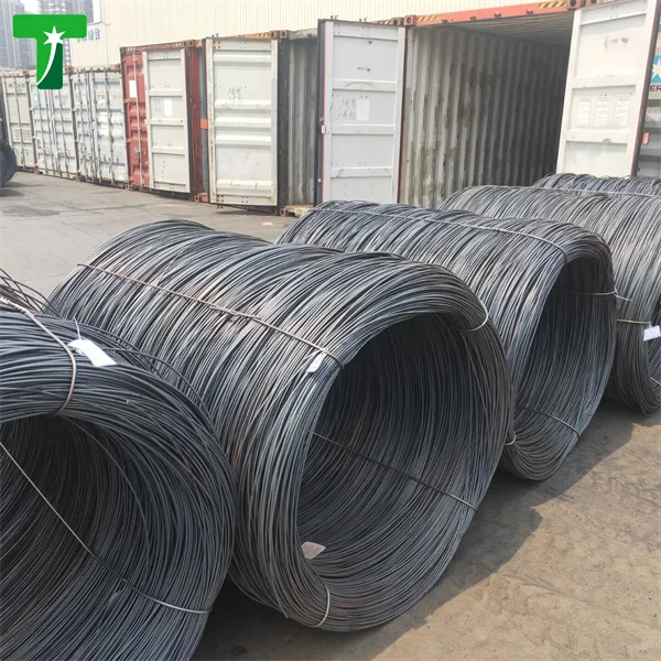 Good Quality Carbon Steel 4.5mm 5.5mm 6.5mm Wire Rod Q235 Manufacturing for Winding Machine