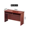 Panel trasero de mesa con chapa de madera de 1,2 m, 12 cm del suelo (MDF)
