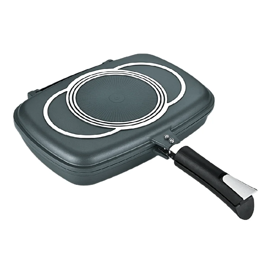 Besco Traditiongal Series Aluminum Grill Pan Nonstick Outdoor Double