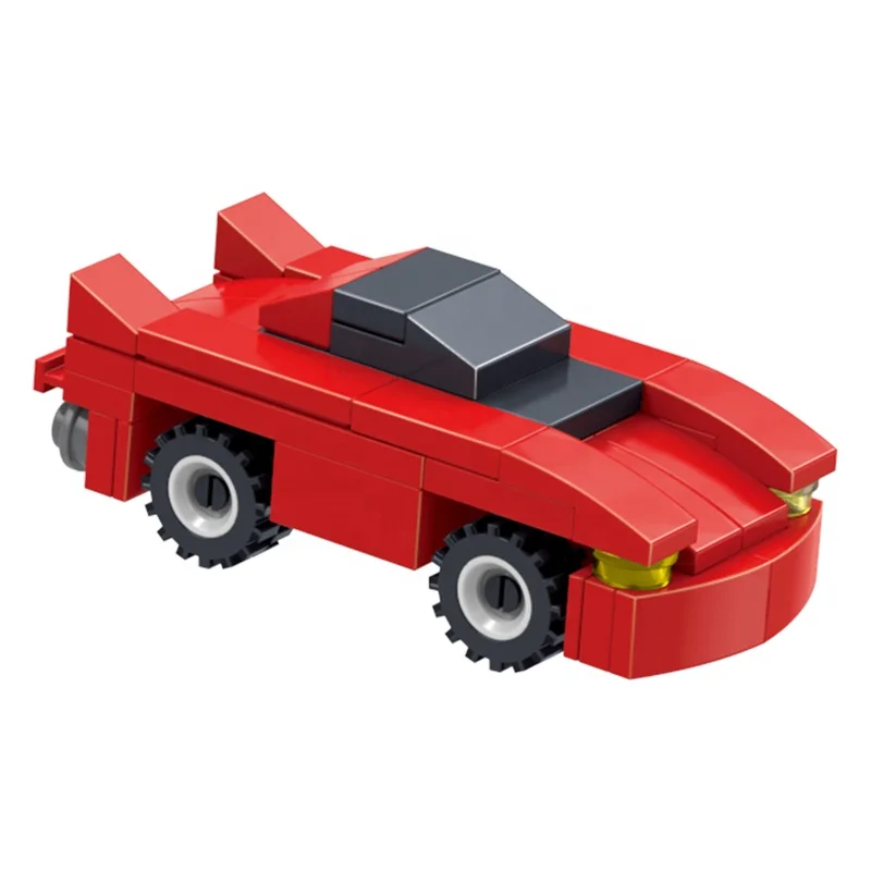 COGO Christmas Build Block Blind Box Gift Mini DIY Building Blocks Set Toys