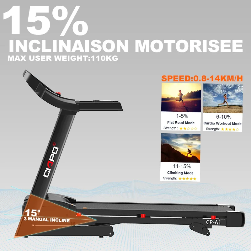 CIAPO A1 Home Fitness Multi Function Fully Automatic Refueling Treadmill Professinal Factory Treadmill