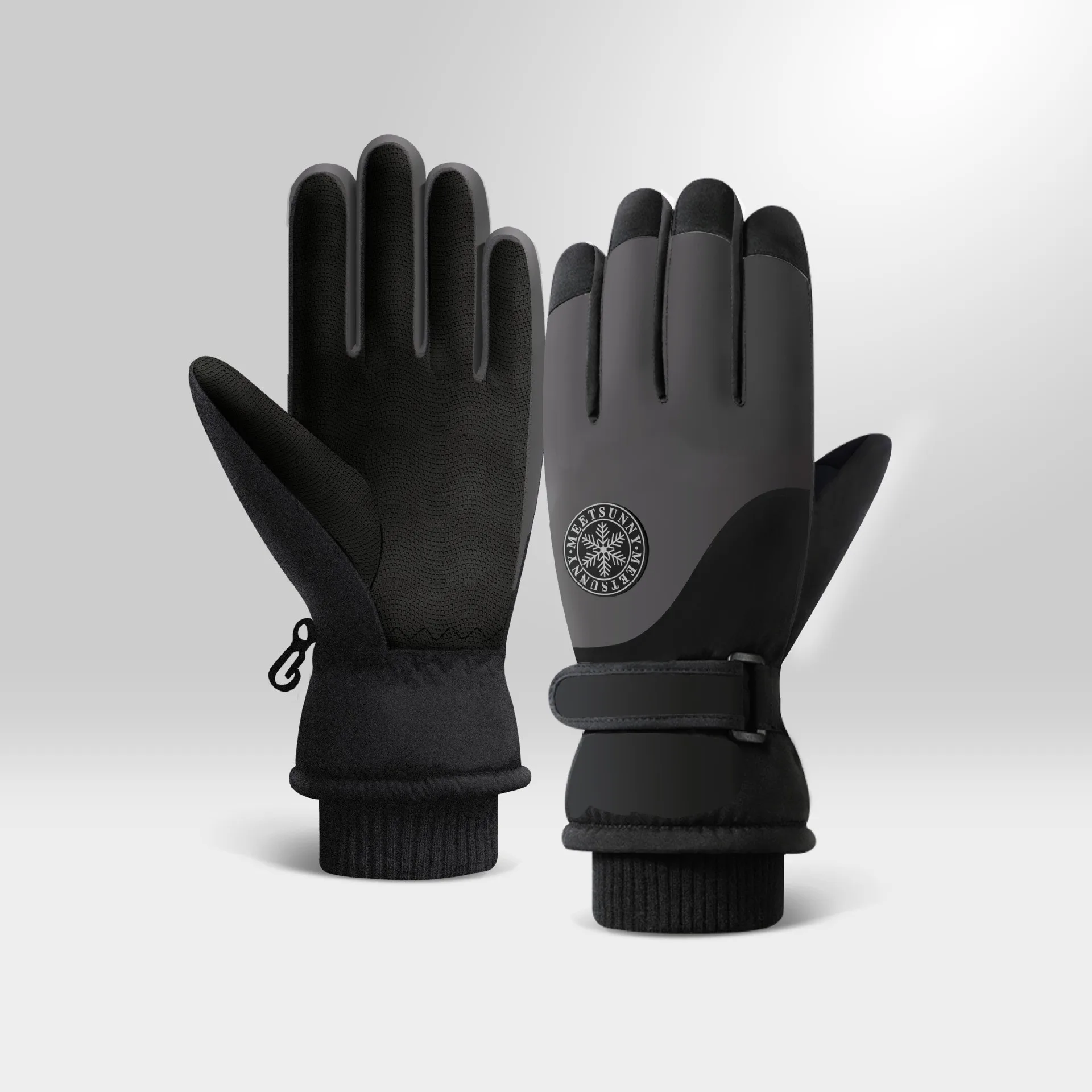 Colorful Custom Touch Screen Windproof Waterproof Snow Warm Winter Snowboard Gloves Ski for Women Man