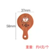 Matte coffee cup tray