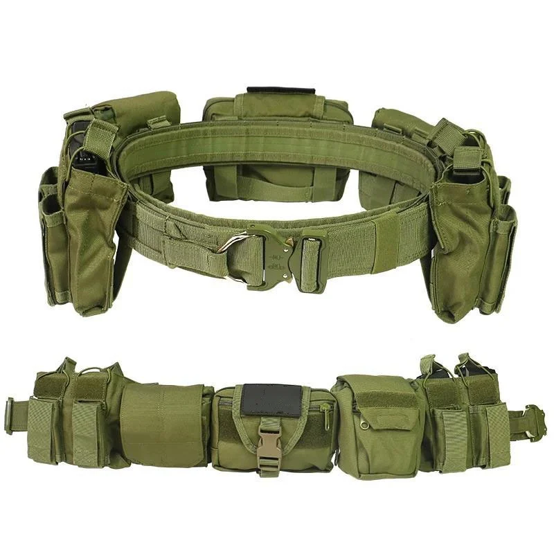Detachable Tactical Training Waist Bag Hunting Mountaineering Tactical Duty Belts Utility Belt with Accessories Pouches