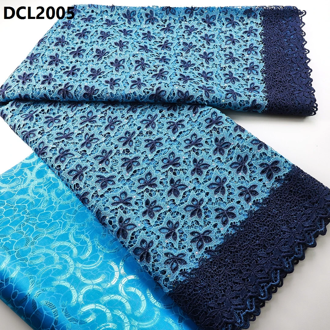 High Quality Muslin Fabric Most Popular Dubai Fabric swiss Voile for Senegal Party & Wedding Dress Guipure Lace Fabric