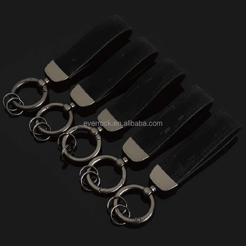 Factory In Stock Car Brand Carbon Fiber Keychain Metal Keychains In