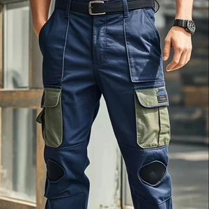 New Design Breathable Waterproof Big Pockets Heavy Duty Customized Anti-Static Men Work Uniform Pants