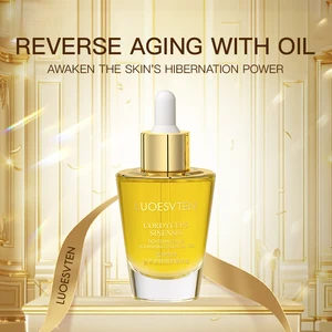 Face Serum Wholesale Low Moq Cordyceps Extract and Multiple Plant Seed Oils Smoothing Fine Lines Face Skin Essential Oil