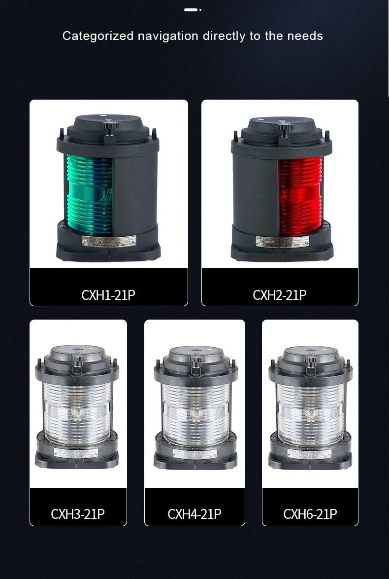 CXH-21P Series IP56 Marine Navigation Lights - Reliable & Efficient
