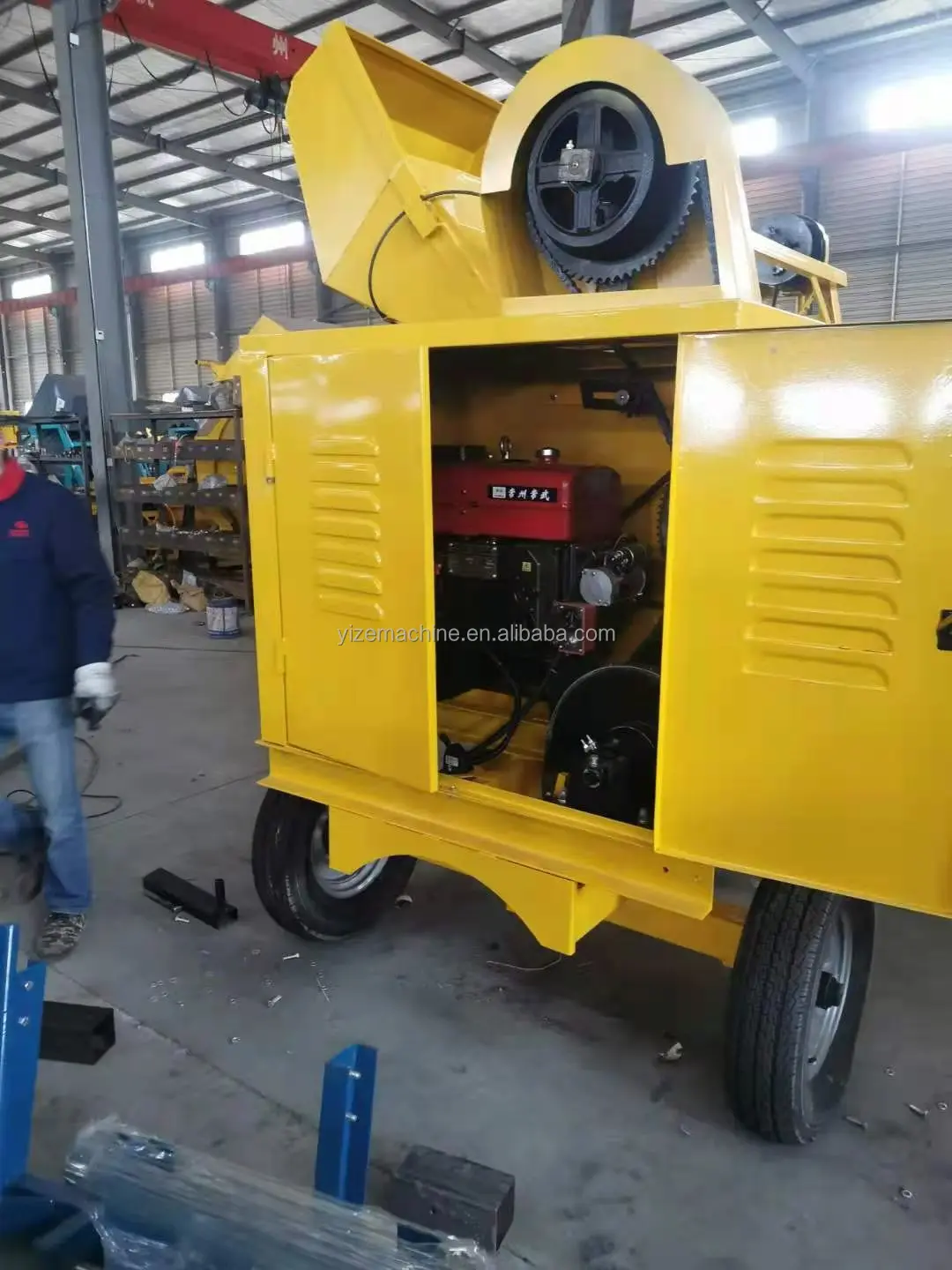 510L Diesel Engine Cement Mixer - High Efficiency in Ghana