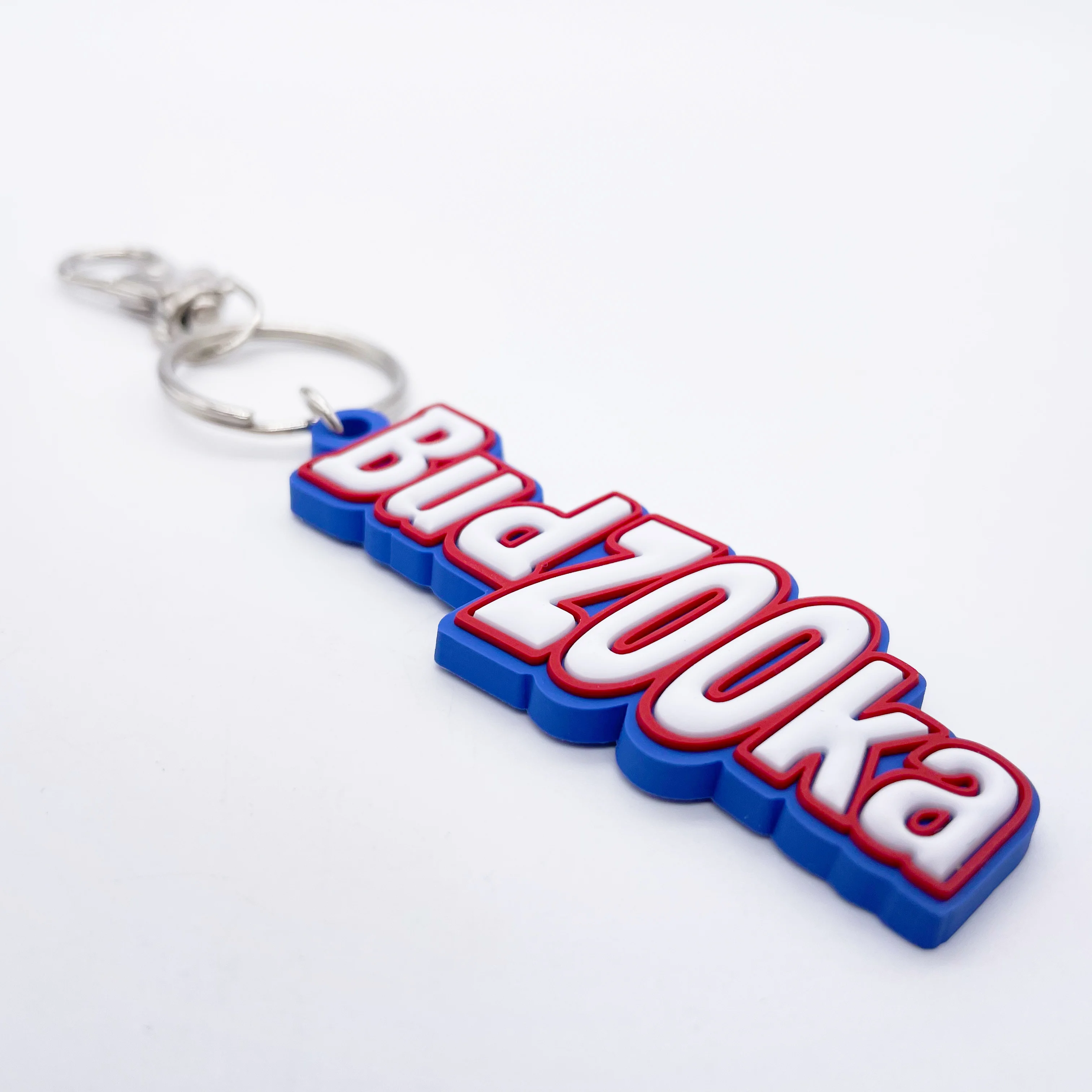 Creative Custom 2D/3D PVC Soft Rubber Personalized Key Ring Make With Promotional Gift Rubber Custom Key Chain