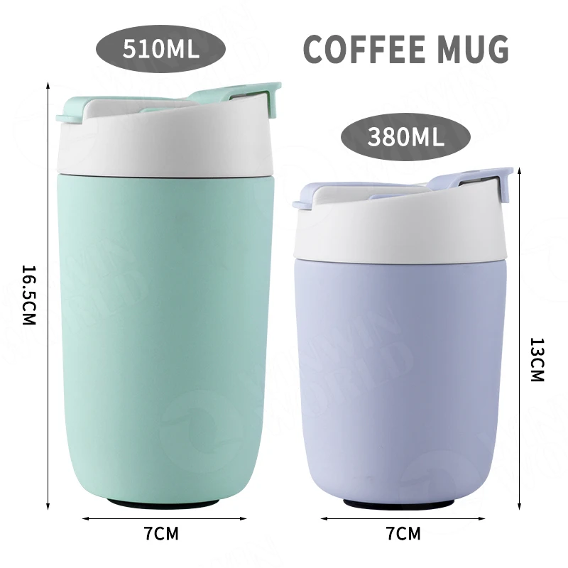 304 stainless steel mugs thermos vacuum insulated water bottles flask sport drinks various colors choose cups