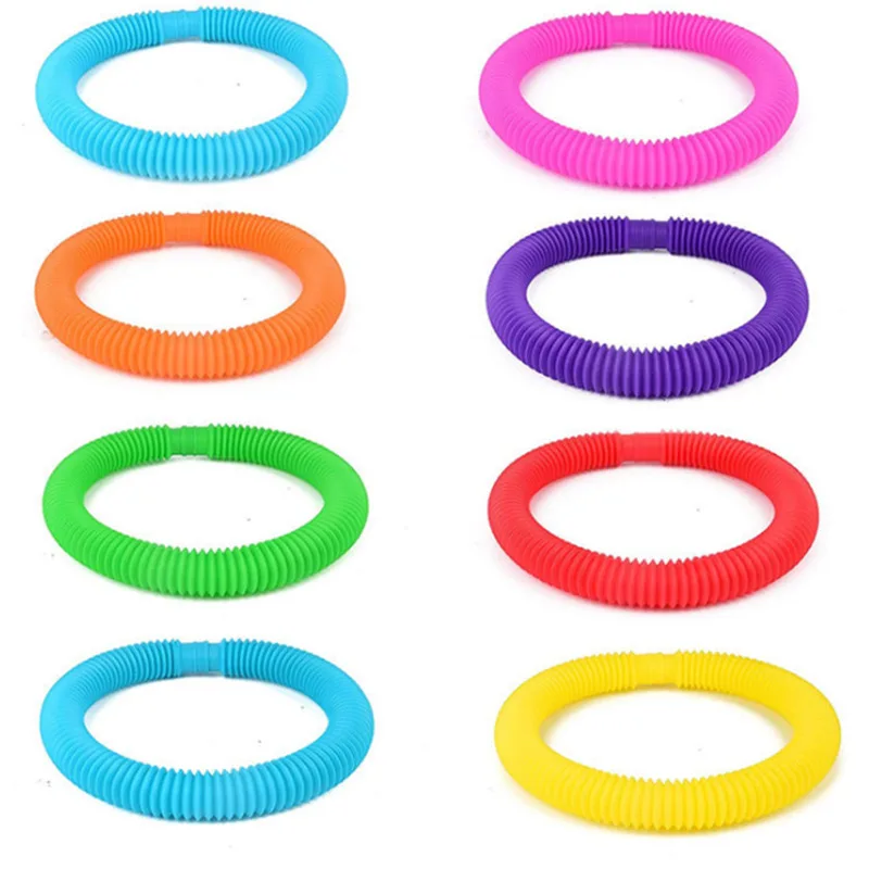 В наличии, Детская растягивающаяся труба для аутизма, декомпрессионные игрушки для взрослых, сенсорные игрушки