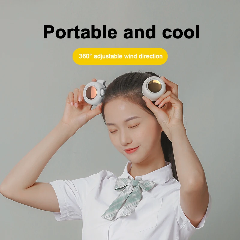 Clip-on Wearable Waist Fan, Portable, USB, Brushless - detail 4