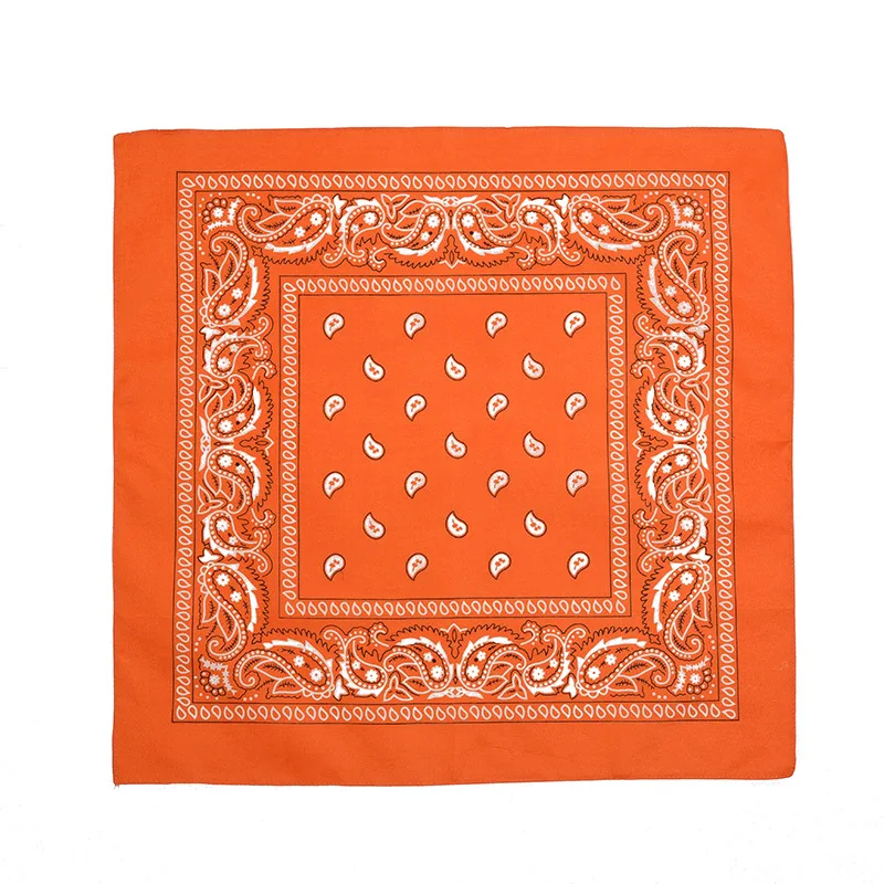 Bandane Hip-hop fiore di anacardi in poliestere per donna fazzoletto da  taschino con collo a testa quadrata da uomo