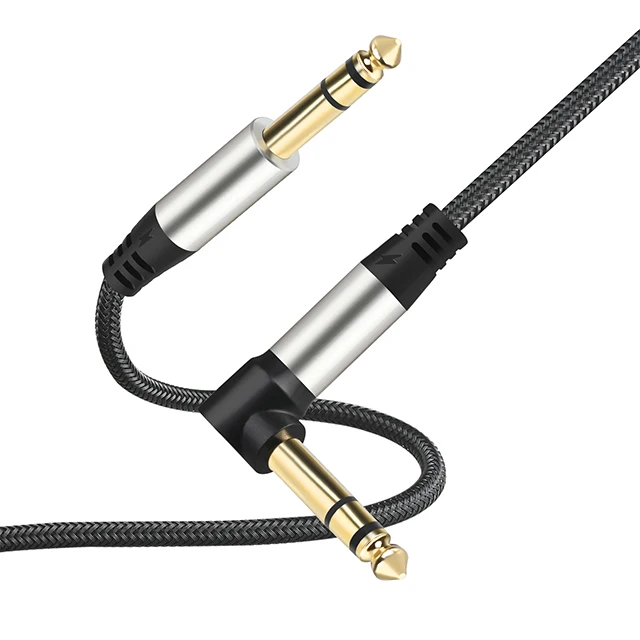 1/4 Inch Trs Instrument Cable 6.35mm Trs To 6.35mm Trs Stereo Audio
