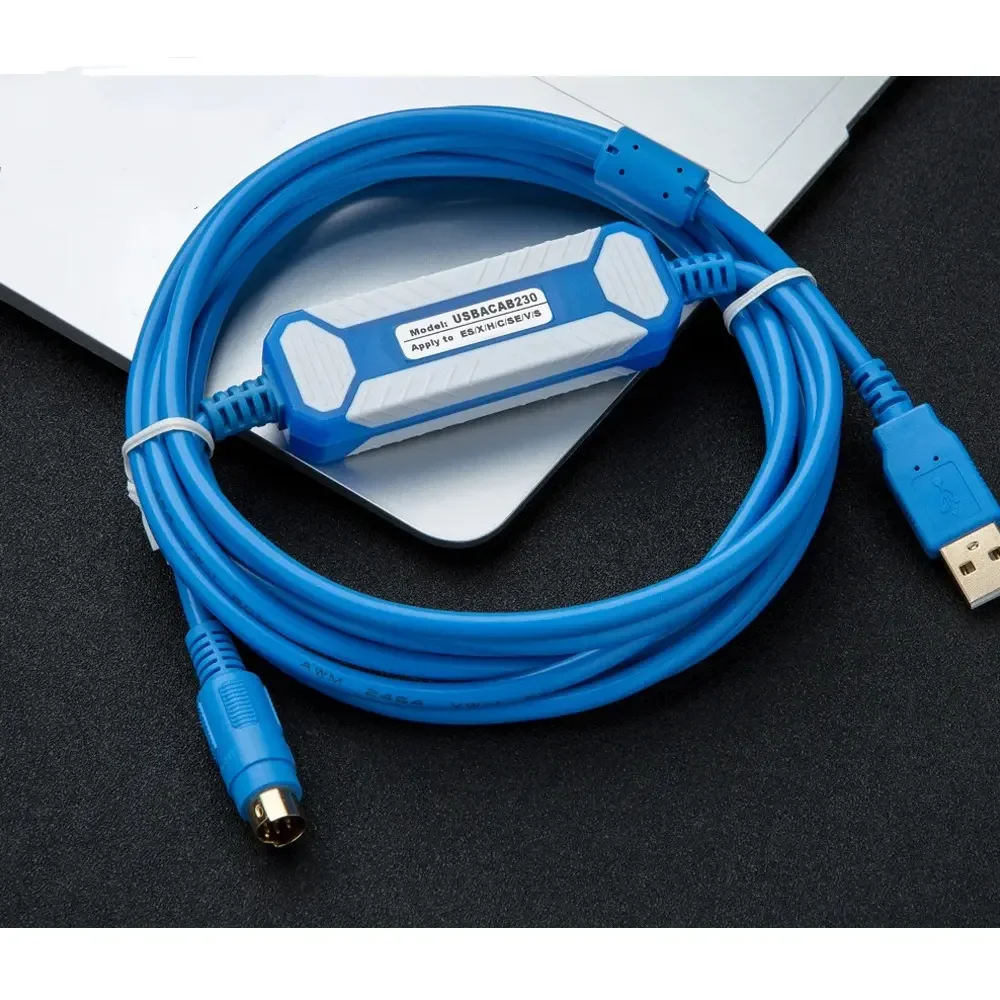 USB-ACAB230 for  PLC Programming Cable USB to RS232 Adapter for USB-DVP ES EX EH EC SE SV SS Series Cable