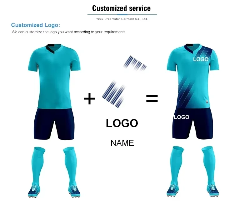 Football Uniform Customized Cheap Soccer Jersey Set