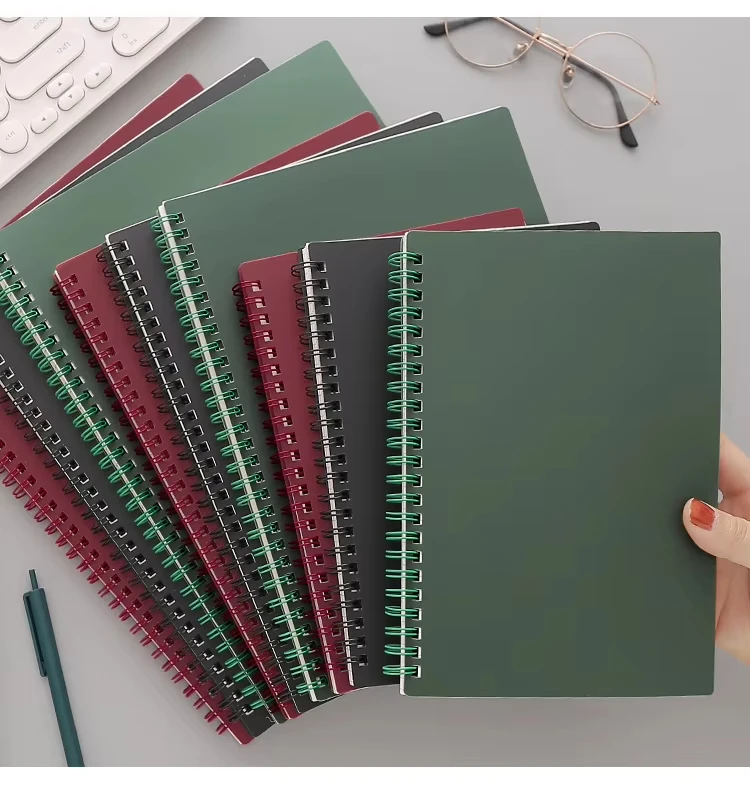 High quality a4 b5 black sketchbook diary eco-friendly wholesale customized notebooks soft printed organizer writing