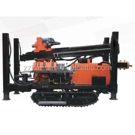 
 100-205mm Diameter Fast Drill Speed KW180R 180m deep epa Rubber crawler hydraulic water well drill