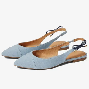 Best-selling New Product Sandals Shoes Custom Cotton Fabric Casual Mules Shoes for Ladies