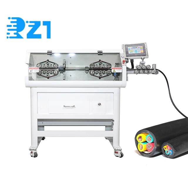Automatic Computer Wire Cutting Stripping Machine Multi Core Sheathed Cable Stripping Machine