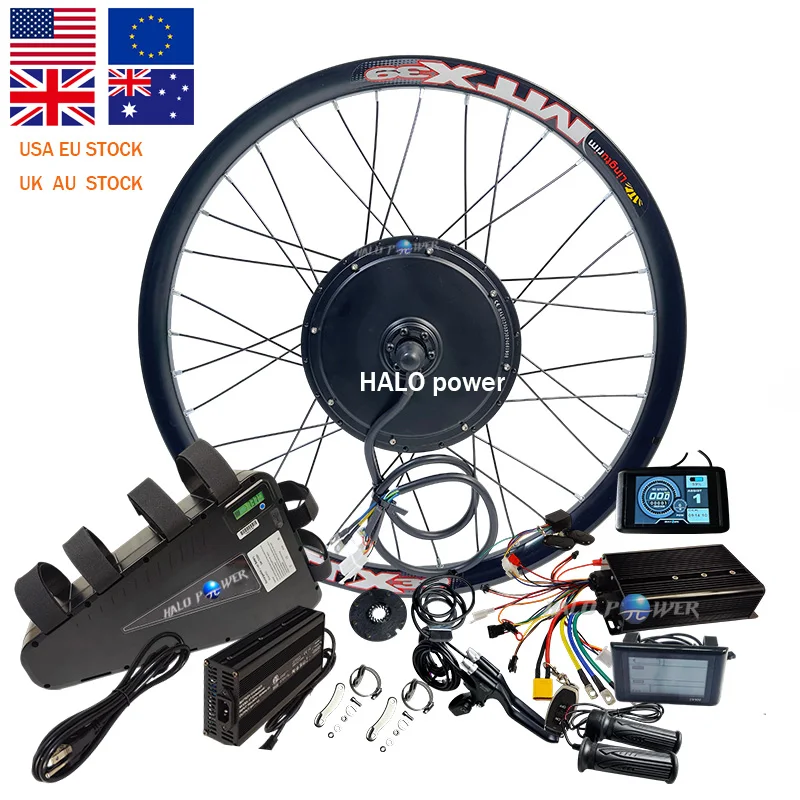 Kit Motorisation Vélo 3000W 72V – Moteur Roue Arrière + écran LCD