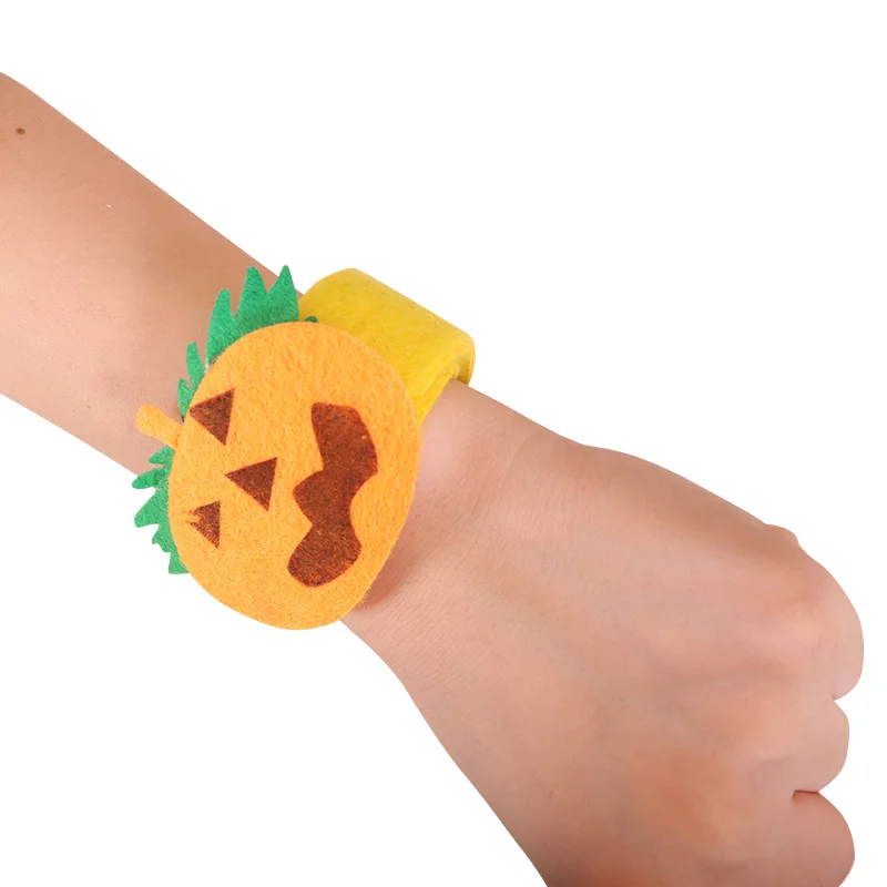 Bracelet à Enfiler Pour Enfants, Breloque En Peluche, En Vogue, Crâne, Citrouille, Chauve-souris, Spider, Ghost, Cadeaux De Fête Amusants, Pour Halloween