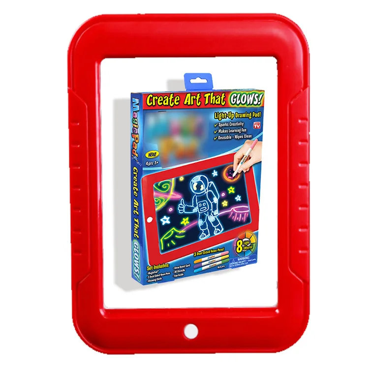 Children Art Educational 3d Graphics Clipboard Fluorescence Painting ...