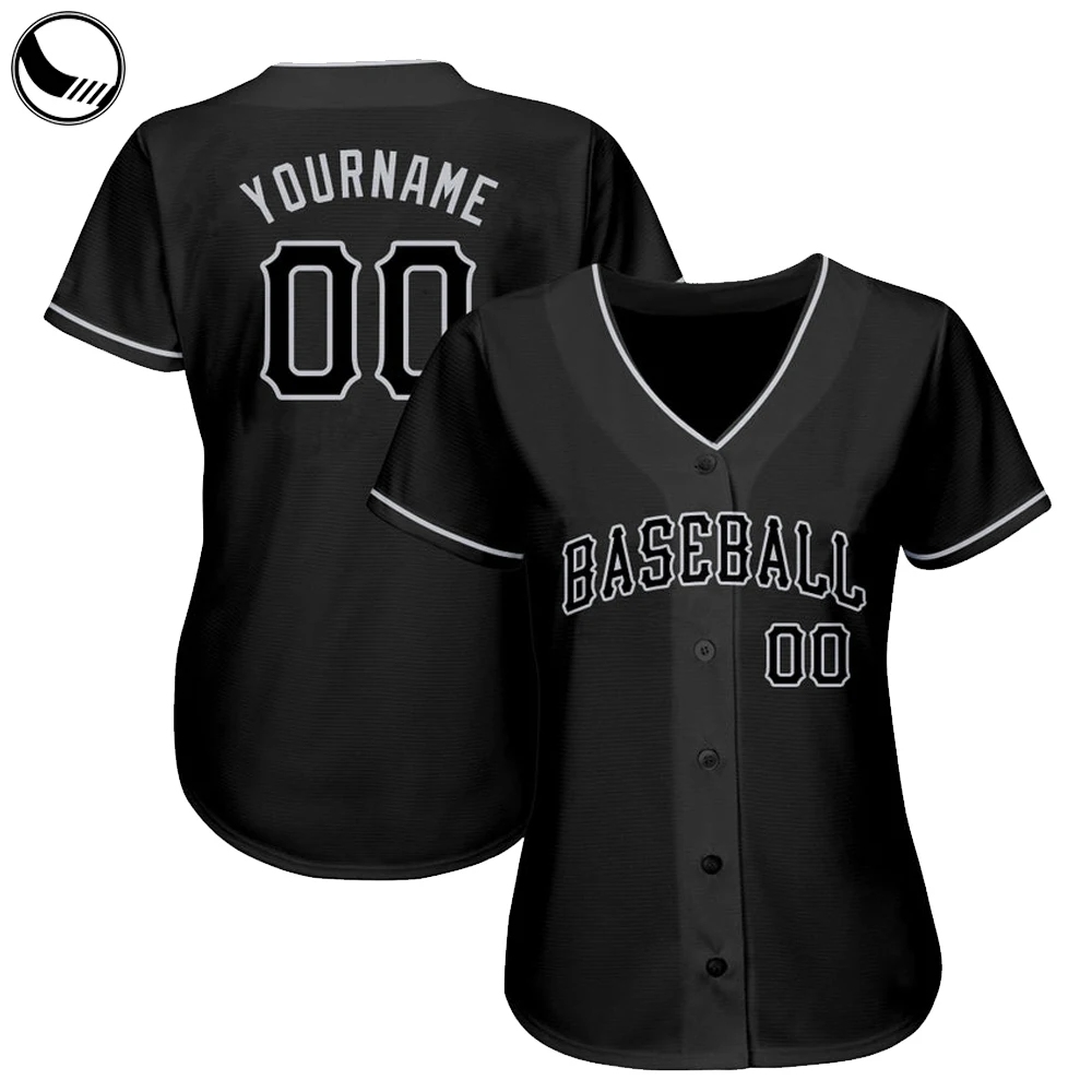 Set Plain Print Blank Mesh Vintage All Star Gold Black Kids Youth Custom Stitched Baseball Jersey Jackets