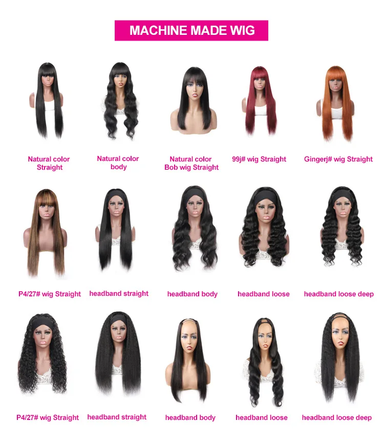 26 '' (66cm) Baseball Cap Wig Women Natural Black Long Straight