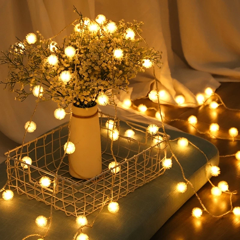Christmas Garden Decoration Led String Light With Dandelion Buy Led