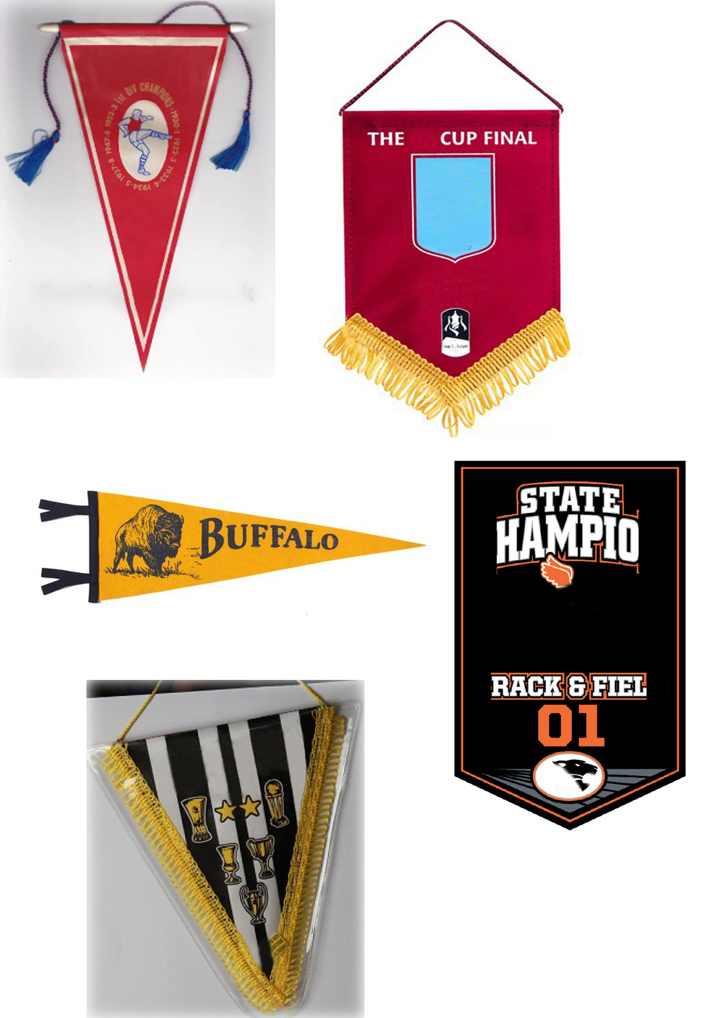 Exchange Souvenir Mini Sport Club Flag Banner with Printed