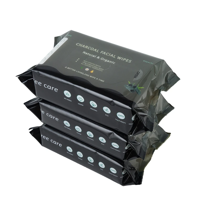 Deep Cleaning Detoxifying Cleaning Exfoliating Facial Wipe Daily