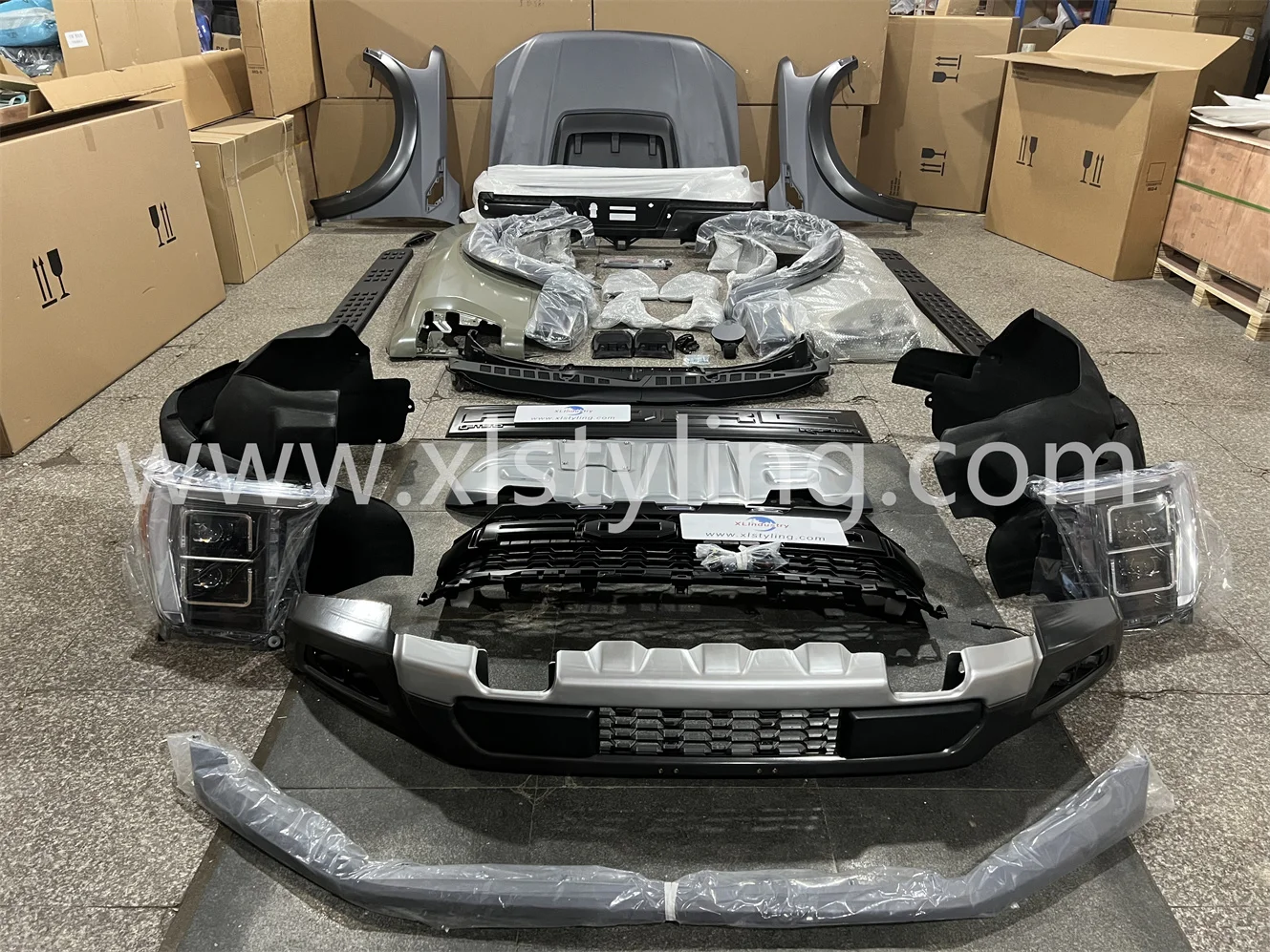 Car Conversion Facelift Raptor Bodykit Bumper Grills Fender Flares For Ford 20182021 F150