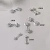 Aliento de bebé plateado de 3 mm (1 par)