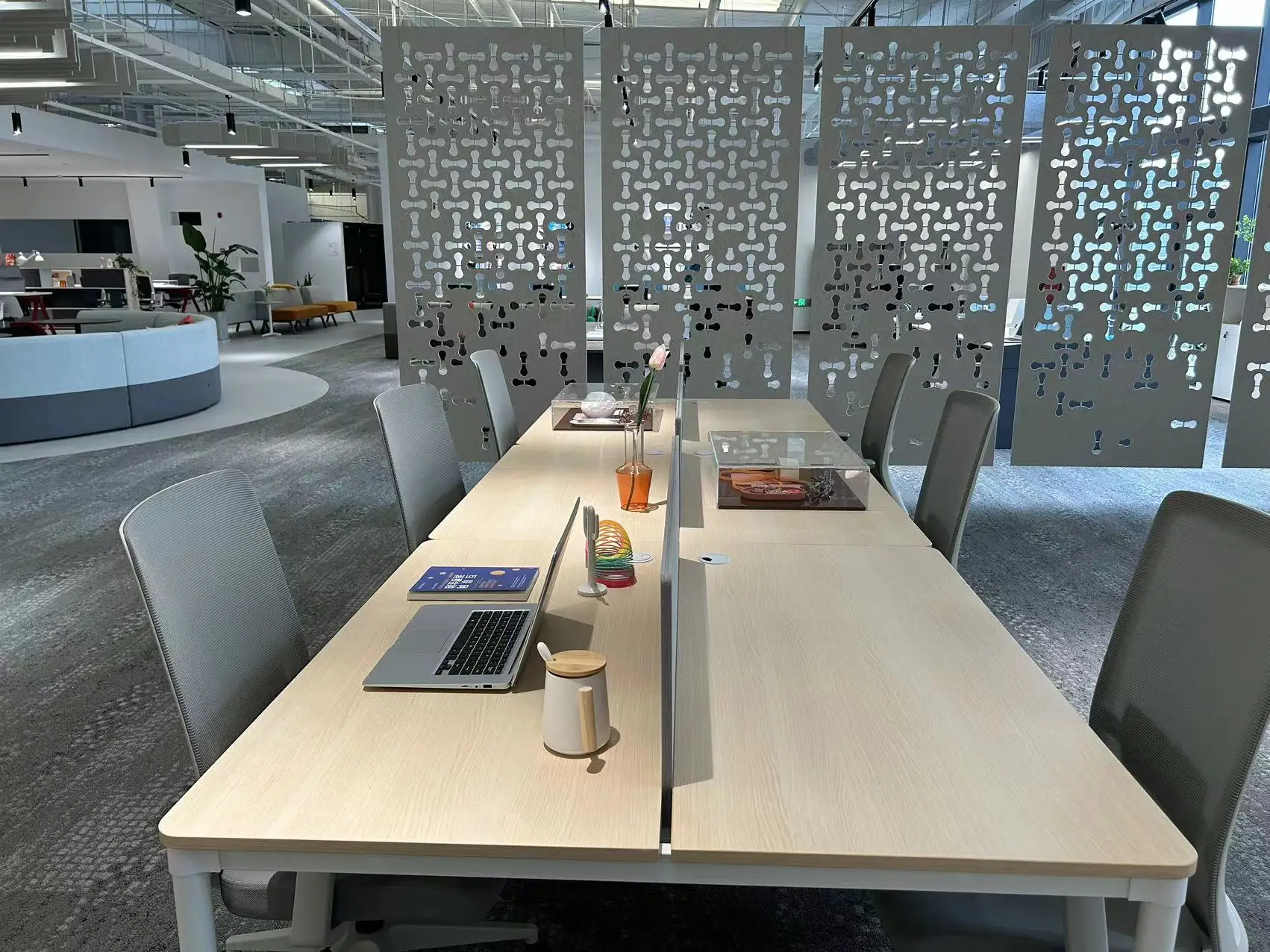 Computer Cubicles Workstation Divider Furniture Table Desk Workstations Office Sound Acoustic Wall Panel Office Cubicle