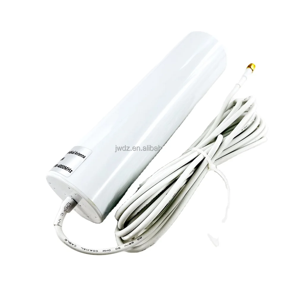 698-4000MHz Omni high gain 12dBi outdoor mimo communication antenna for 2g 3g 4g 5g LTE WIFI