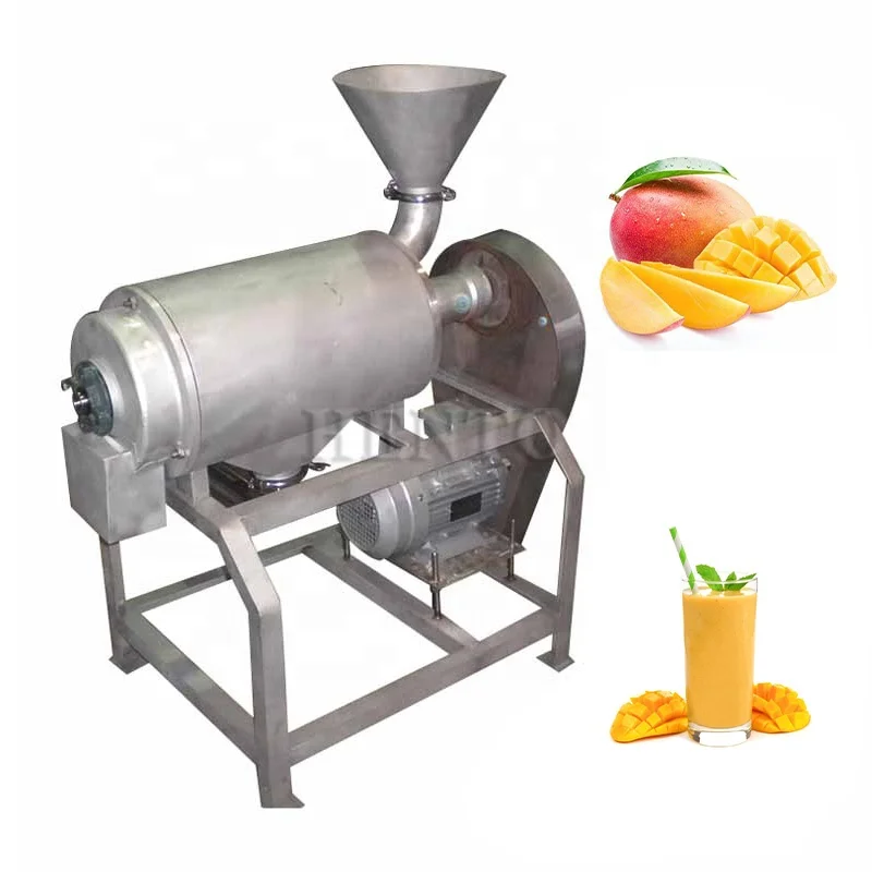 High Performance Guava Pulp Machine / Mango Pulp Juice Making Machine / Fruit Pulper Machine