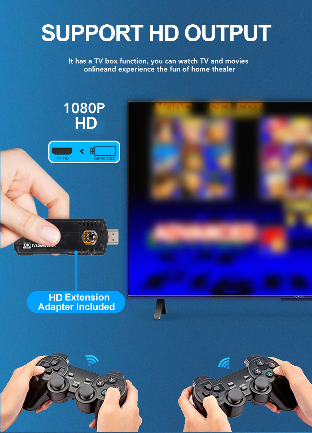Game TV Stick X8 D7