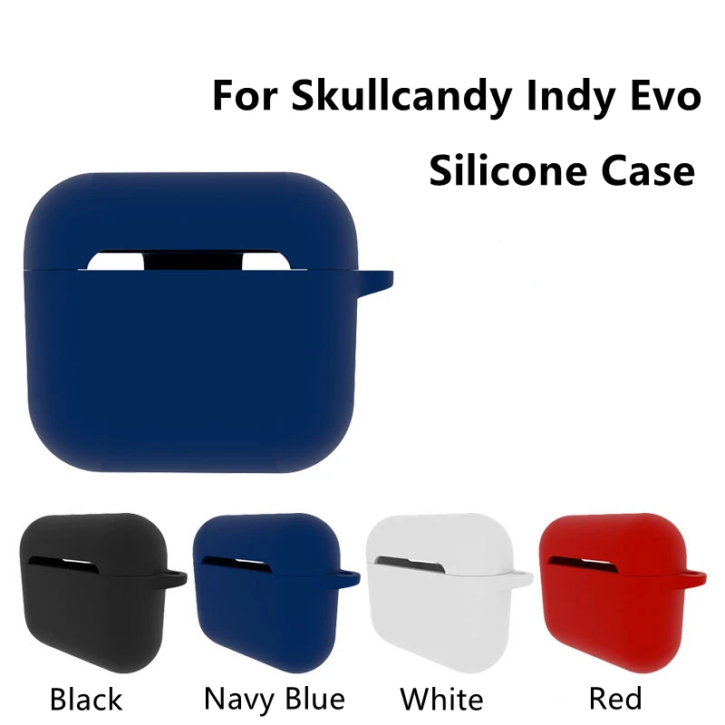 Factory Directly Wireless Earphone Silicone Protective Cover Case for Skullcandy Indy Evo True Case With Hook