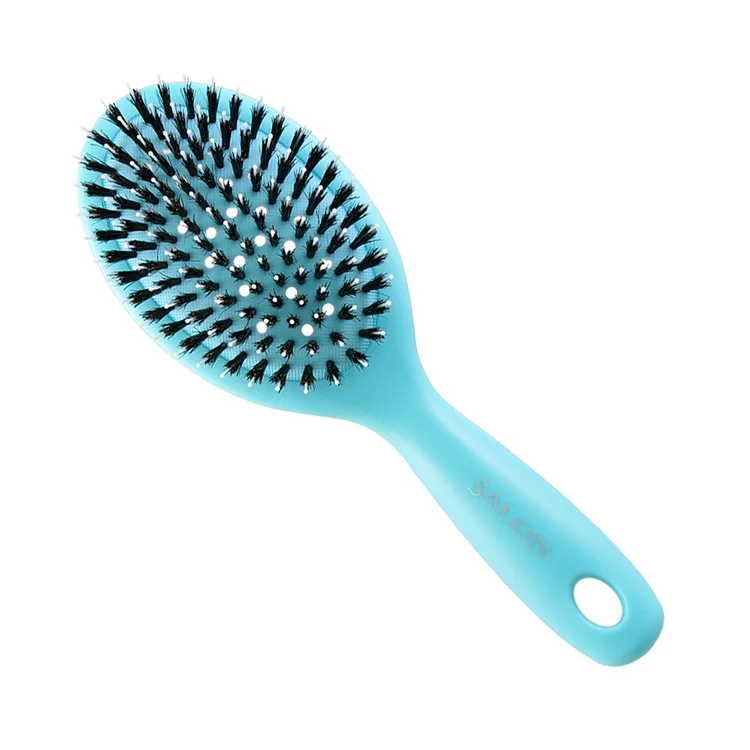 The latest design of nylon material ladies hair care brush Comfortable smooth hair brush