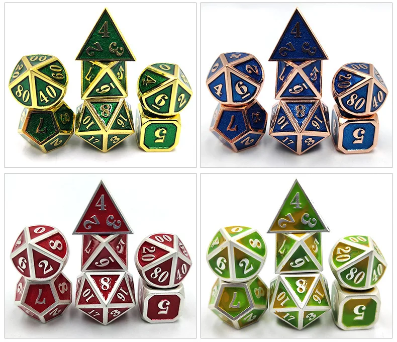 Bulk Dice Wholesale Custom Mini Dnd Metal Resin Dice Set Rpg Polyhedral