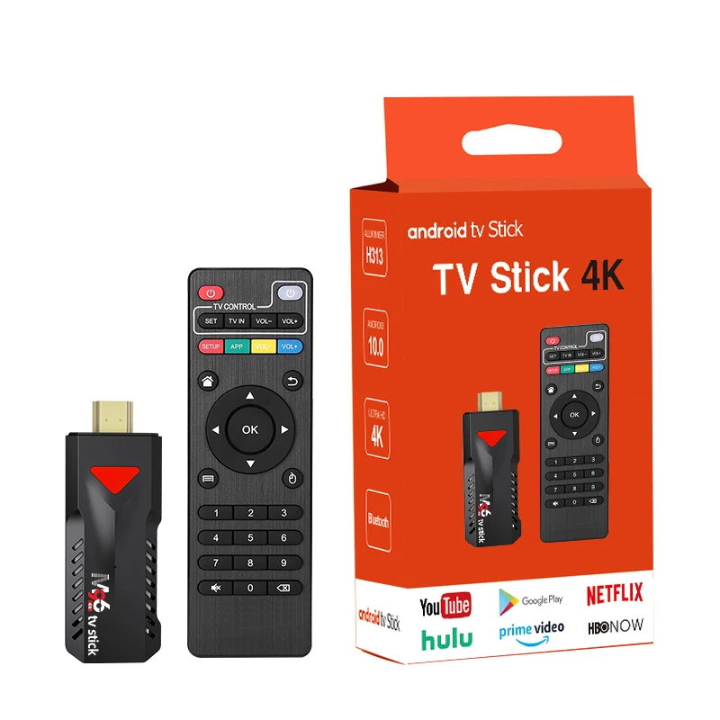 4K Android TV Stick with Quad Core, Fire TV Stick Compatible