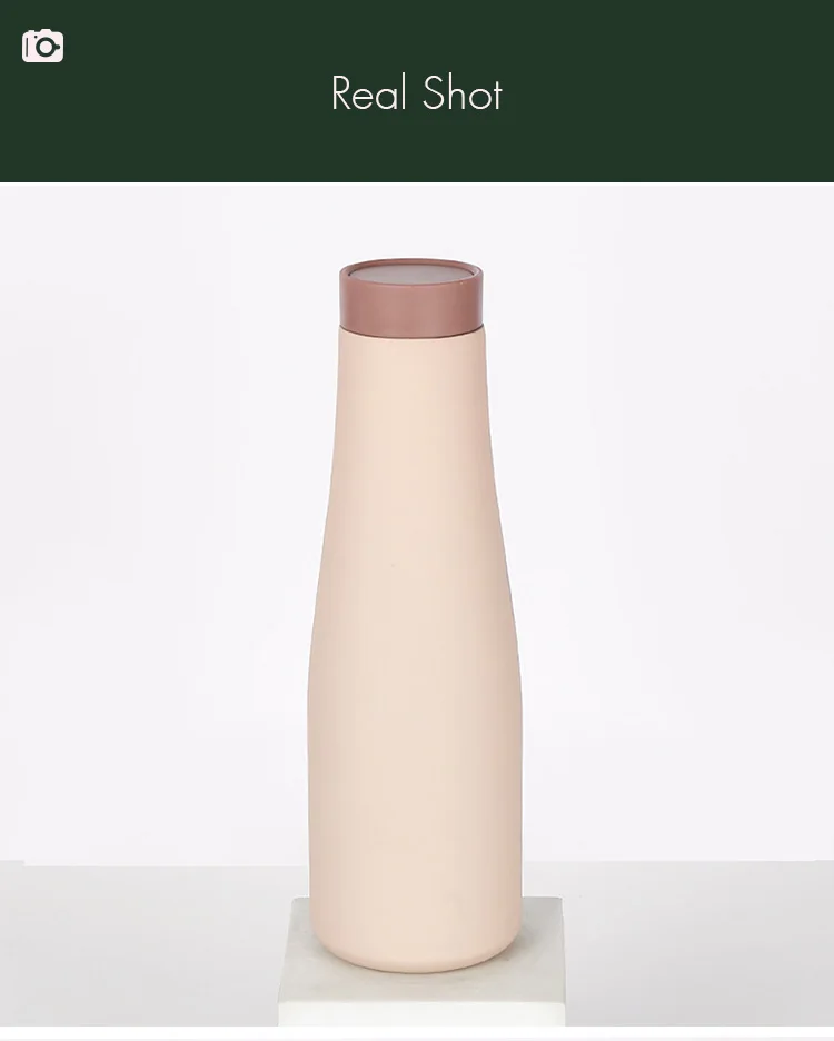 500ml Vacuum Sport Double Wall Stainless Steel Thermo Cola Shape Drink ...