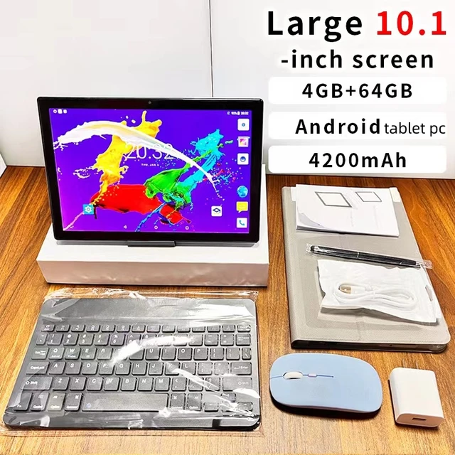 NEW 8GB 12GB Ram 64 128GB 2.0 GHZ 10 pulgadas Keyboard and Pen 10.1 Inch De Pulg Tab Tableta Tablette Android Tablet PC